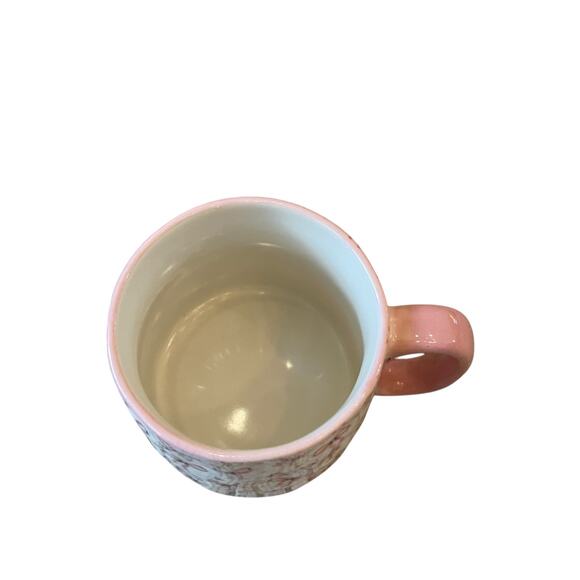 10 Strawberry Street Bella Pink Bow Ceramic Espresso Mug Set of 4 New - Picture 16 of 16